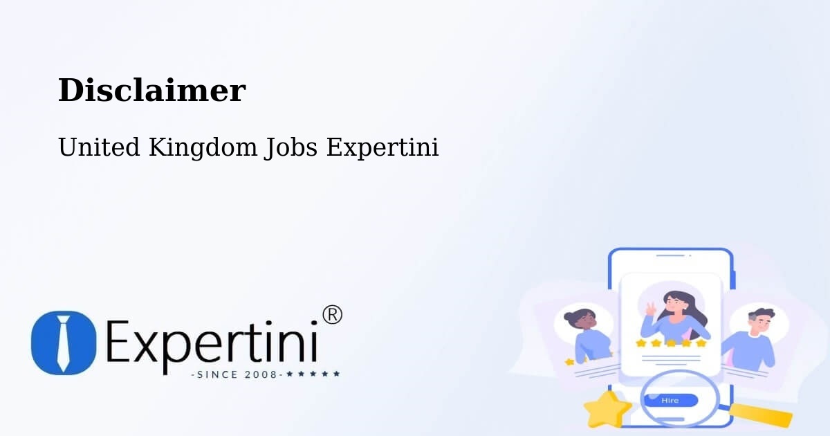 Disclaimer – Stourbridge - United Kingdom Jobs Expertini